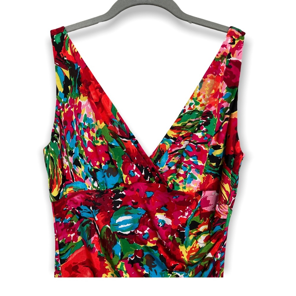 Lauren Ralph Lauren size 4 color red green pink paint - Picture 2 of 12
